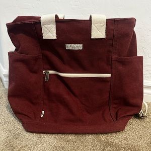 Birdling backpacker, maroon, used like new